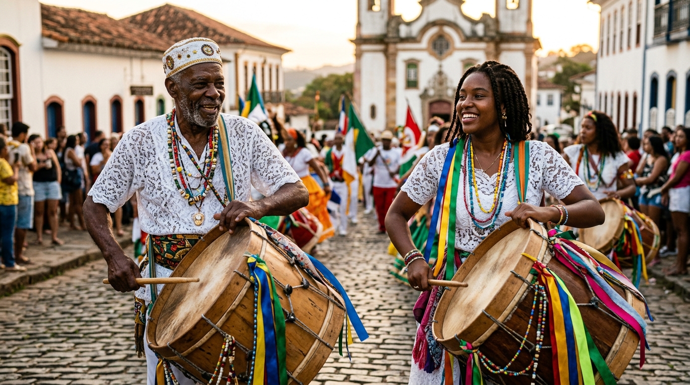 Povos Africanos: Festas, Músicas e Danças na Genealogia