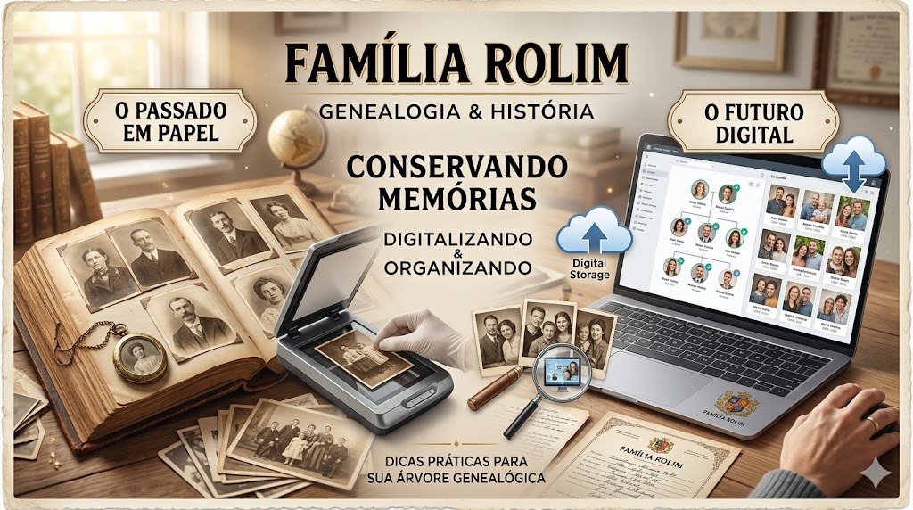 Digitalizando Memórias: Como Preservar e Organizar as Fotos da sua Família