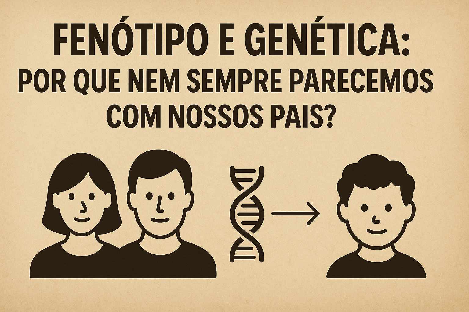 Fenótipo e Genética: Por Que Nem Sempre Parecemos com Nossos Pais?
