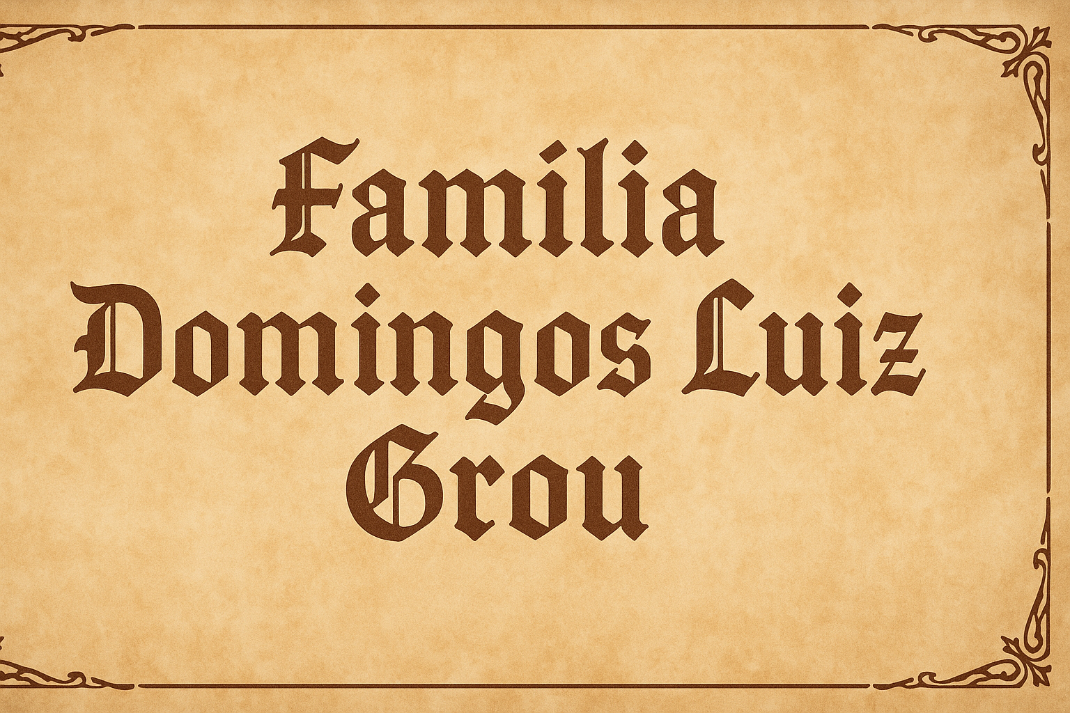 Família Domingos Luiz Grou: primeiros povoadores de São Paulo
