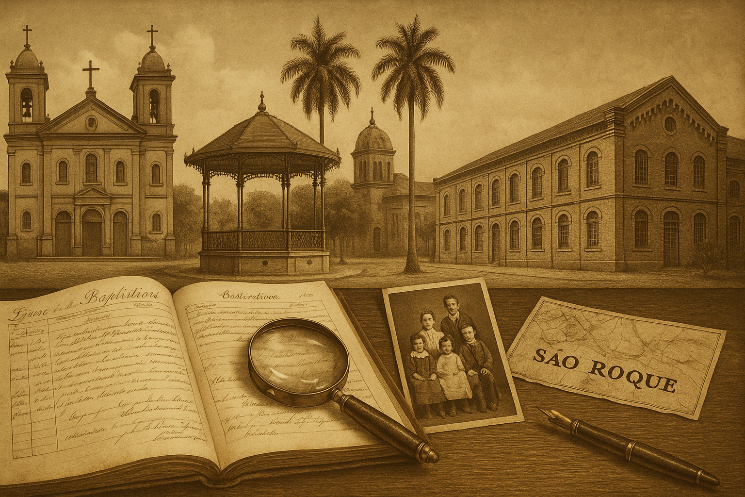 São Roque (SP) centro histórico.