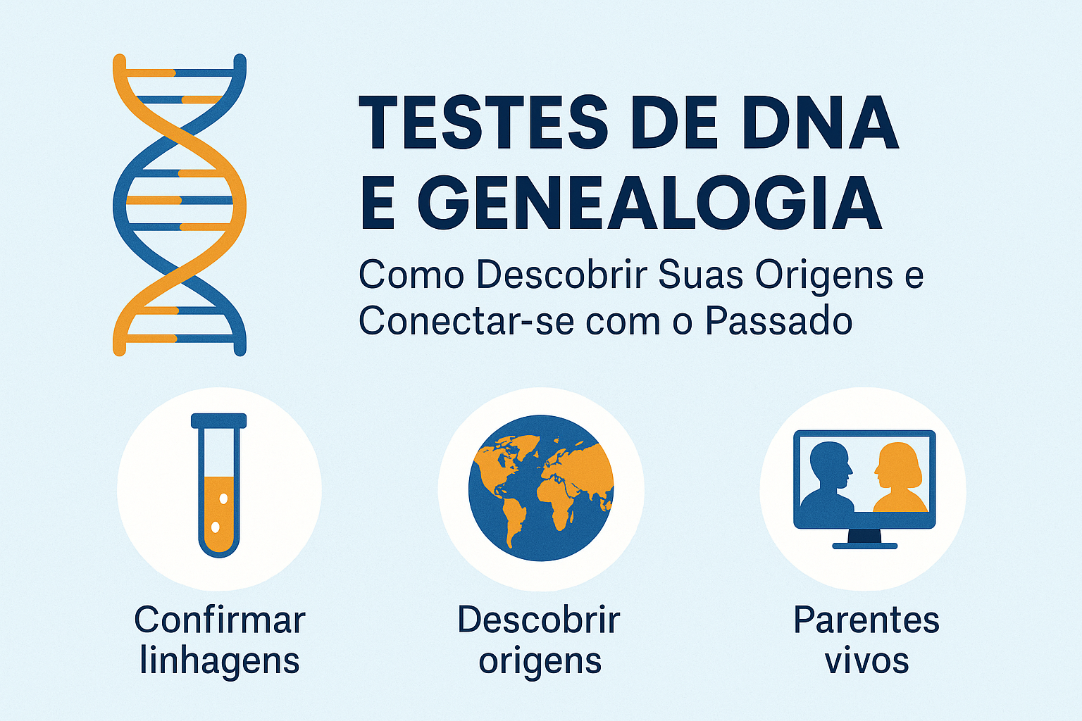Testes de DNA e Genealogia: Como Descobrir Suas Origens.