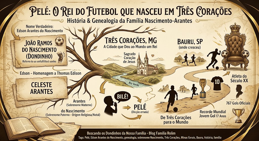 Pelé: O Rei do Futebol que Nasceu em Três Corações