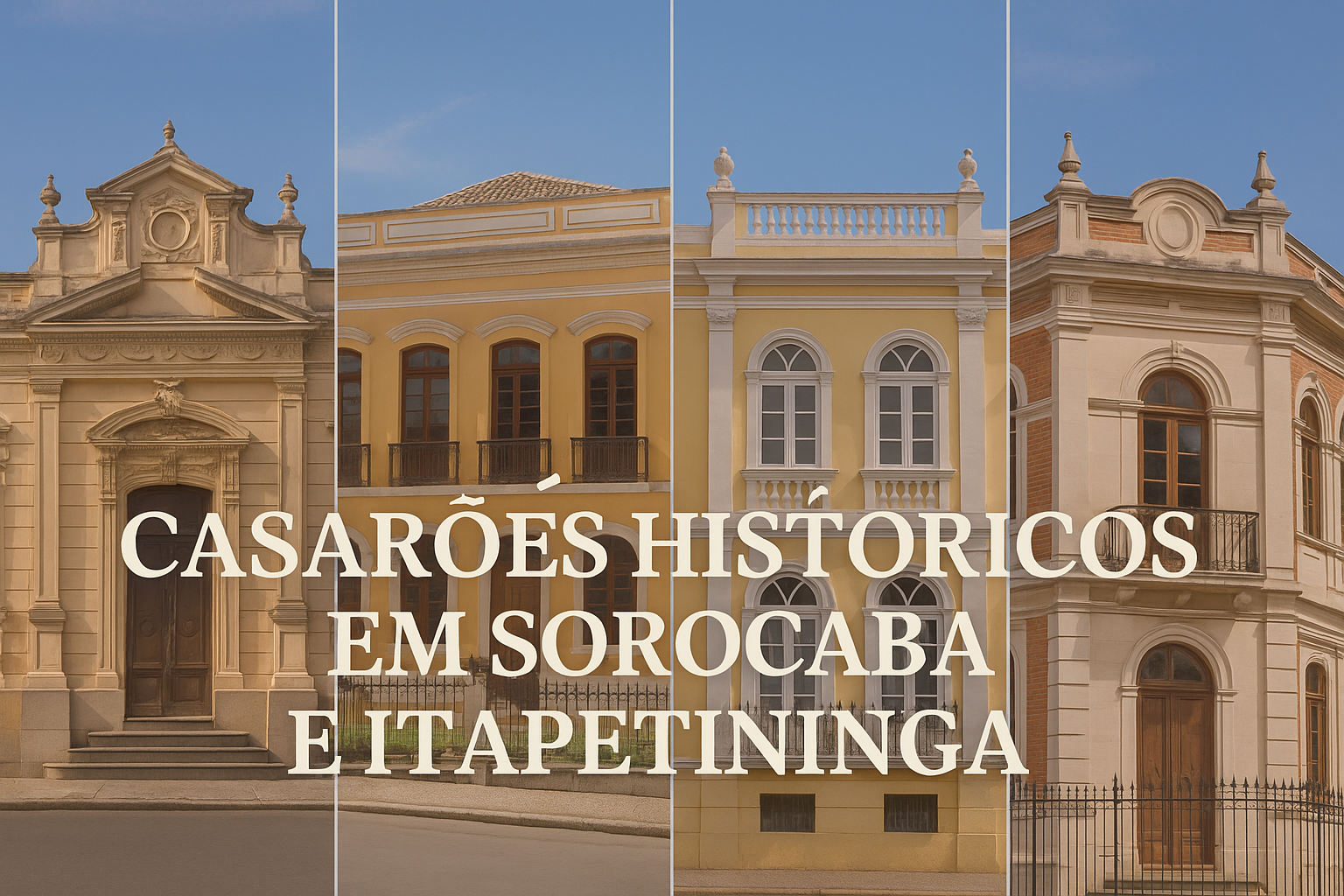 Casarões Históricos em Sorocaba e Itapetininga