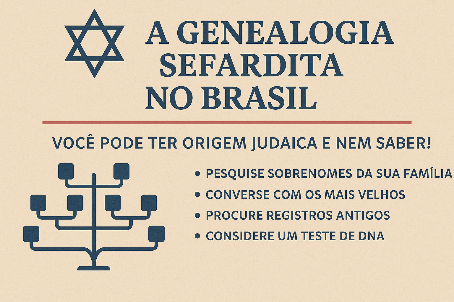 Você Pode Ter Origem Judaica e Nem Saber!