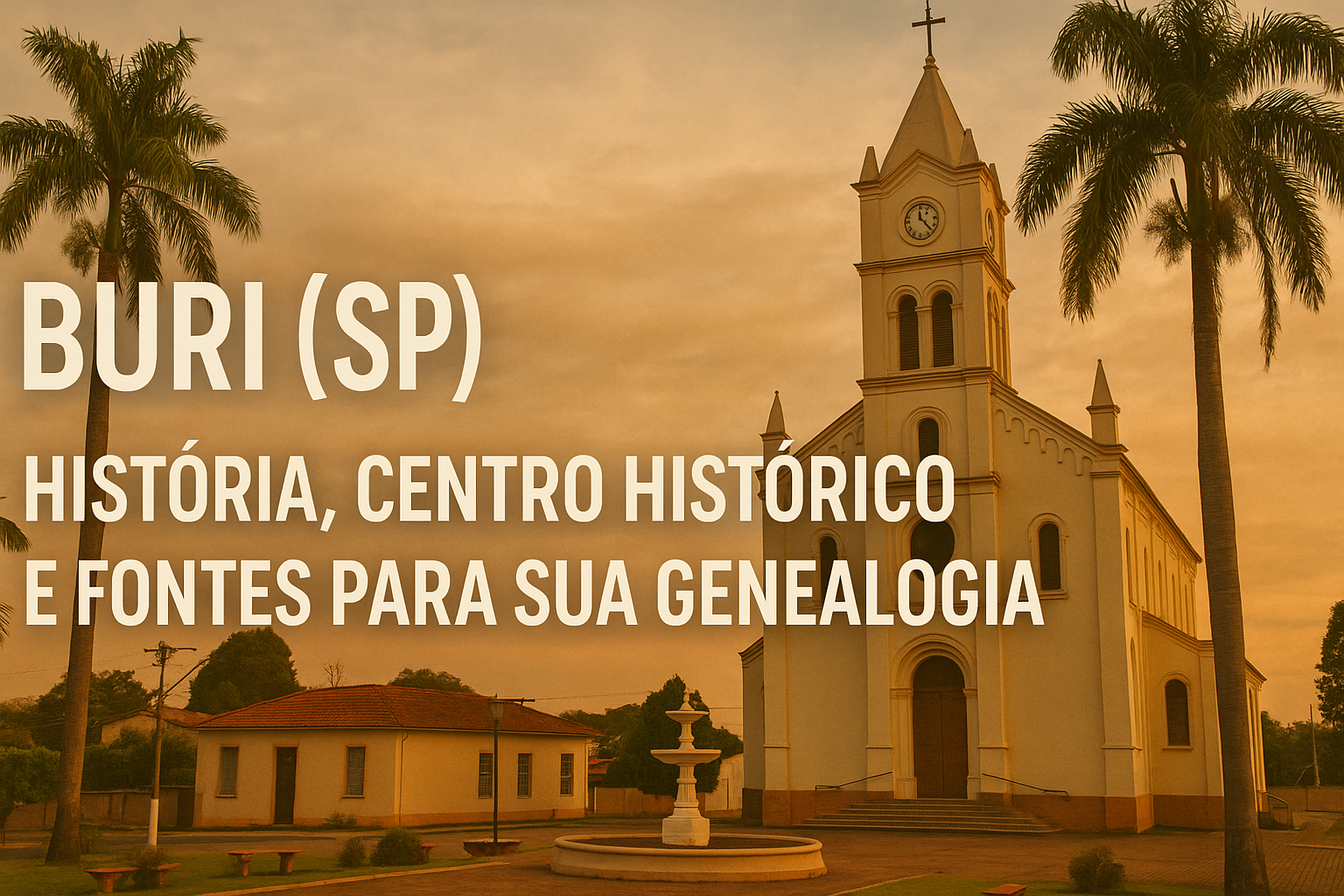 Buri (SP), Fontes para sua Genealogia