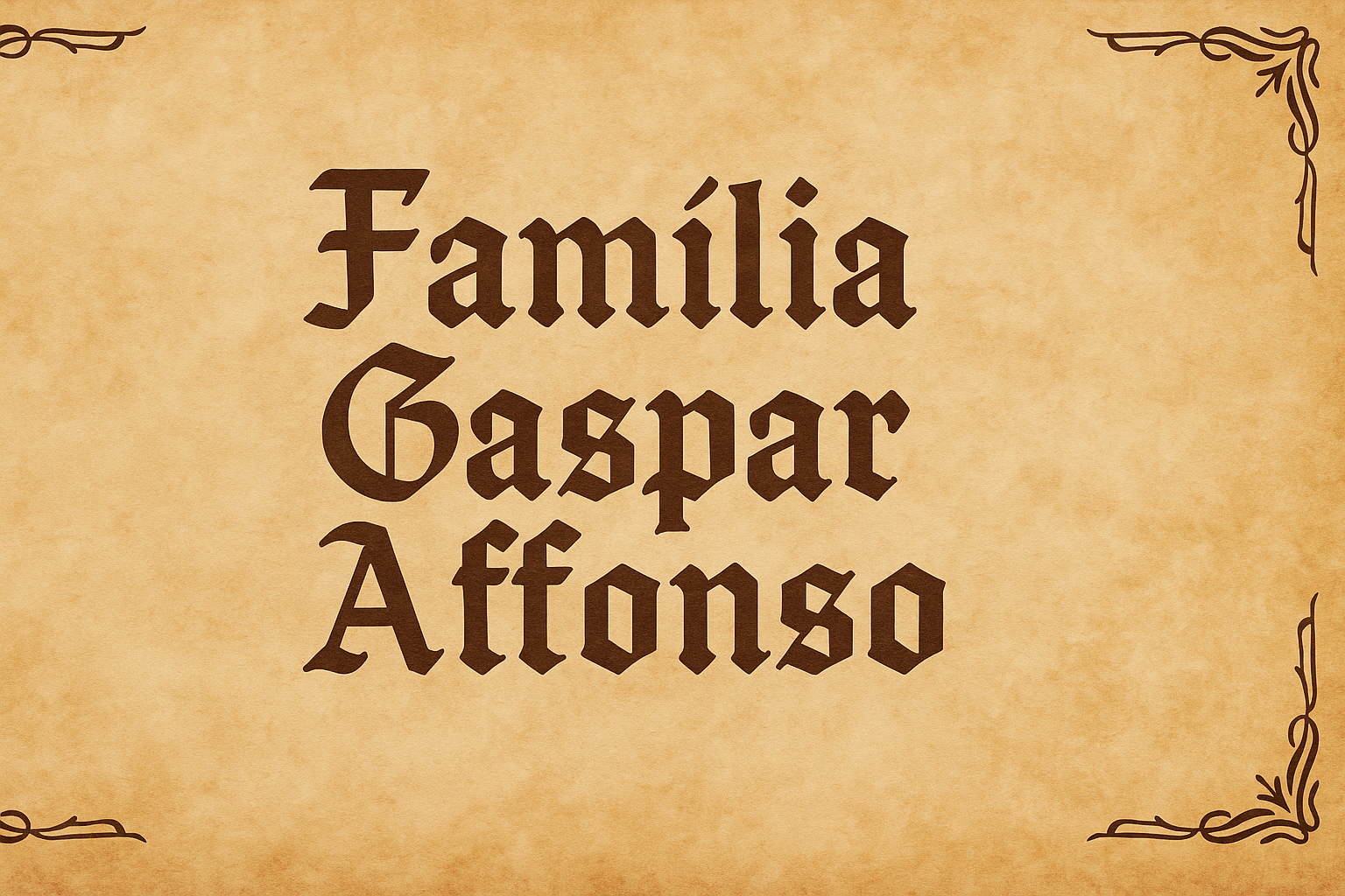 Família Gaspar Affonso: um dos troncos antigos da Paulistânia