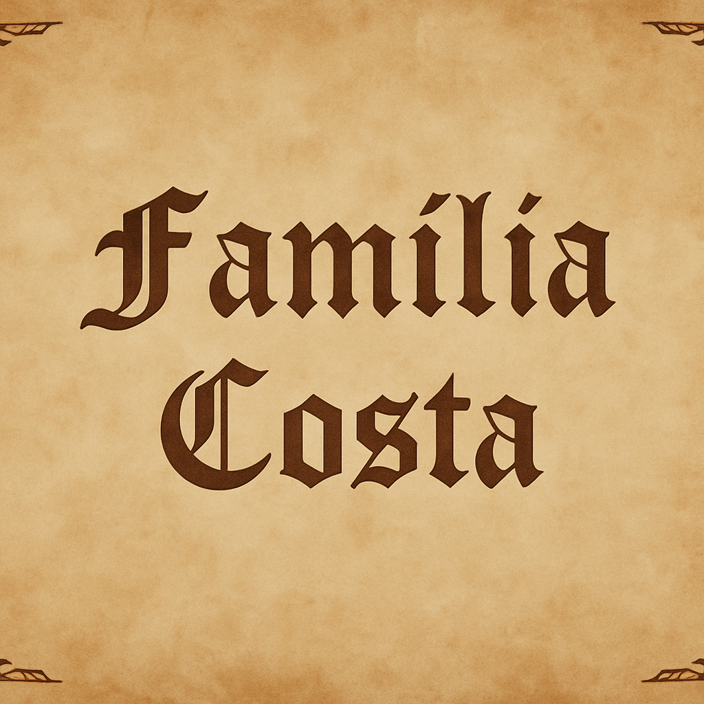 Família Costa, um tronco antigo da paulistânia